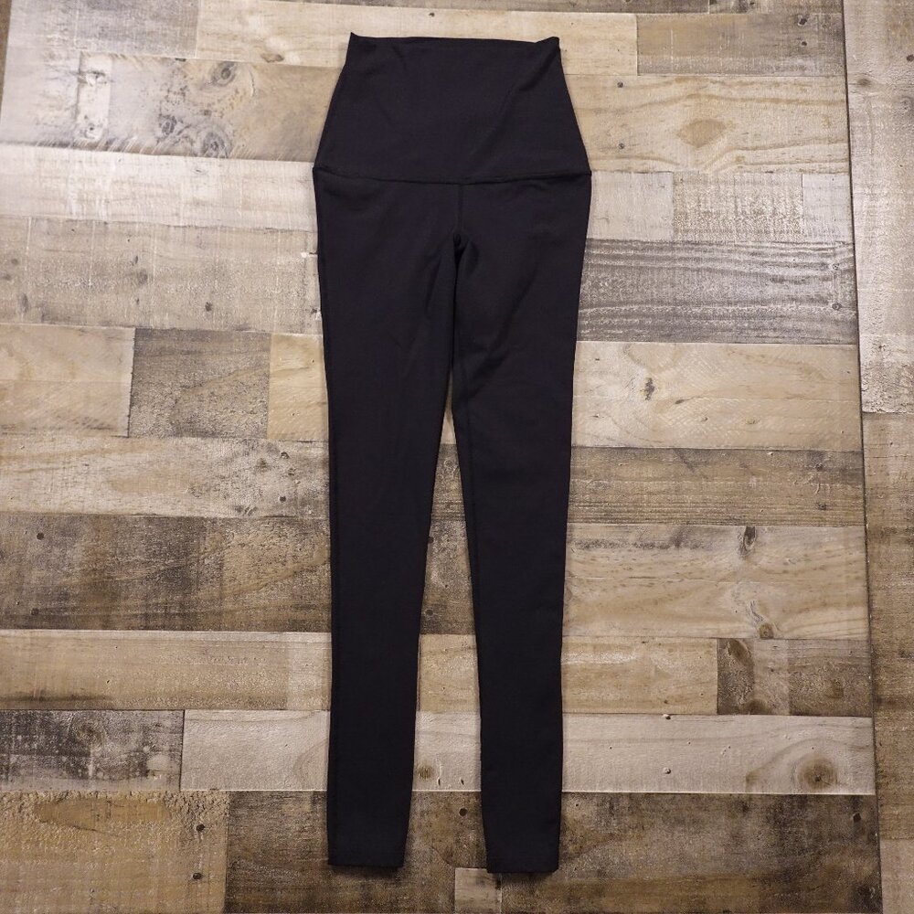 Pure Barre High-Waist Leggings Women’s Medium Black‎ Stretch Barre Yoga Pants